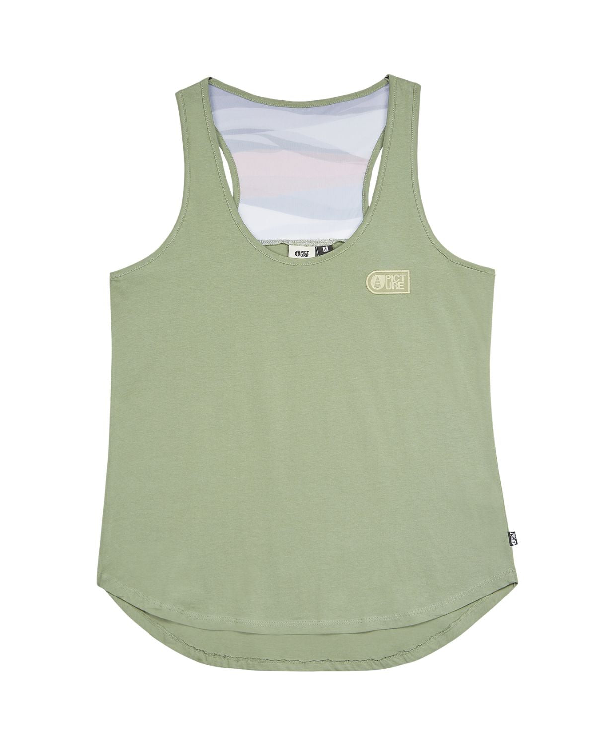 Loni Tank Green Spray - Tanktop Damen